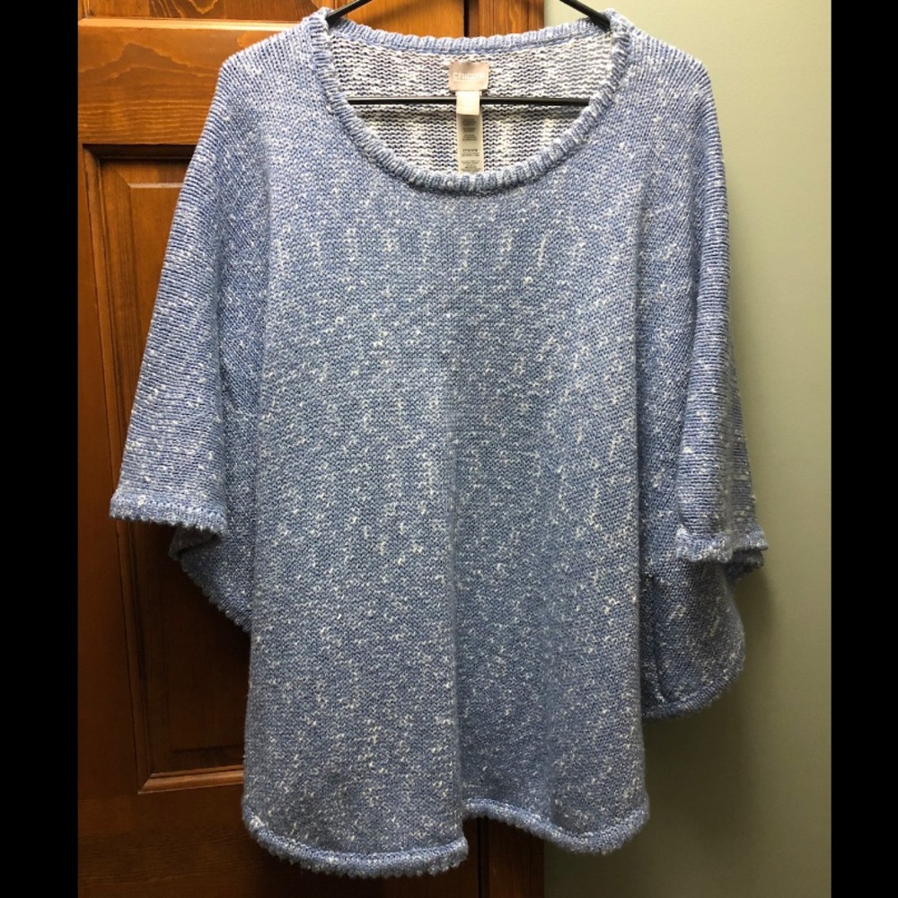 Blue Chico’s Poncho